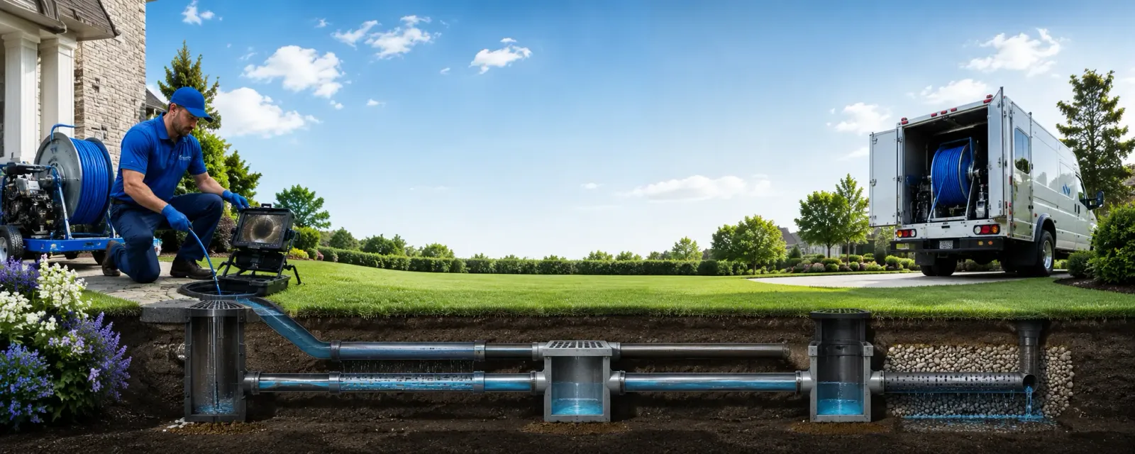 Outdoor drain cleaning information for Breaks, VA